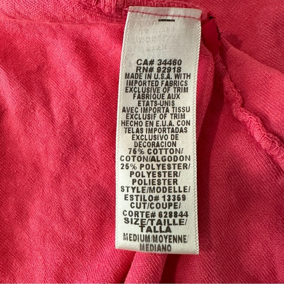 Juicy Couture Y2K Pink Terry Short Sleeve Zip Hoodie Medium Paris Hilton Classic - Picture 14 of 15